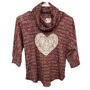 Multicolor Heart Blouse
